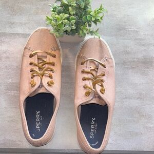 Sperry Women's Rose Gold Sneakers